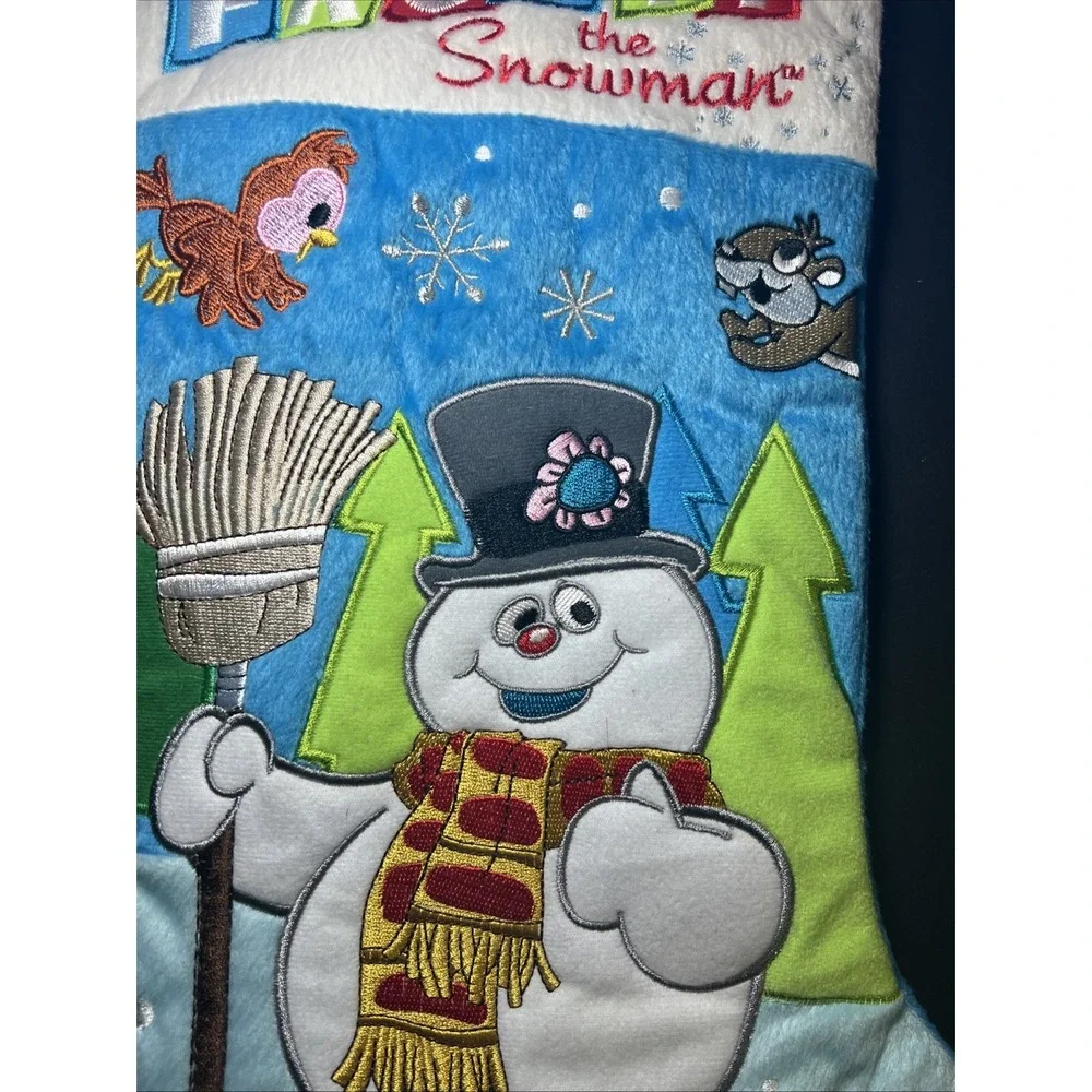 Frosty The Snowman Stocking Gemmy Christmas Plush 3D 19